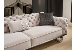 Quatro Deluxe Dreier Sofa